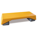 Aerobics Step Platform Height-Adjustable Fitness Equipment Stepper Trainer Exercise Step Platform Sliding Lifting Pad Yellow